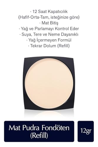 Estée Lauder, Double Wear Stay-In-Place Matte Powder Foundation Refill - 1N2 Ecru, 12 g. von Estée Lauder