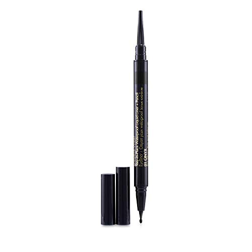 Estée Lauder Double Wear Stay-In-Place Waterproof Liquid Liner + Pencil Augenstift, 01 Onyx Black, 0.53 g von Estée Lauder