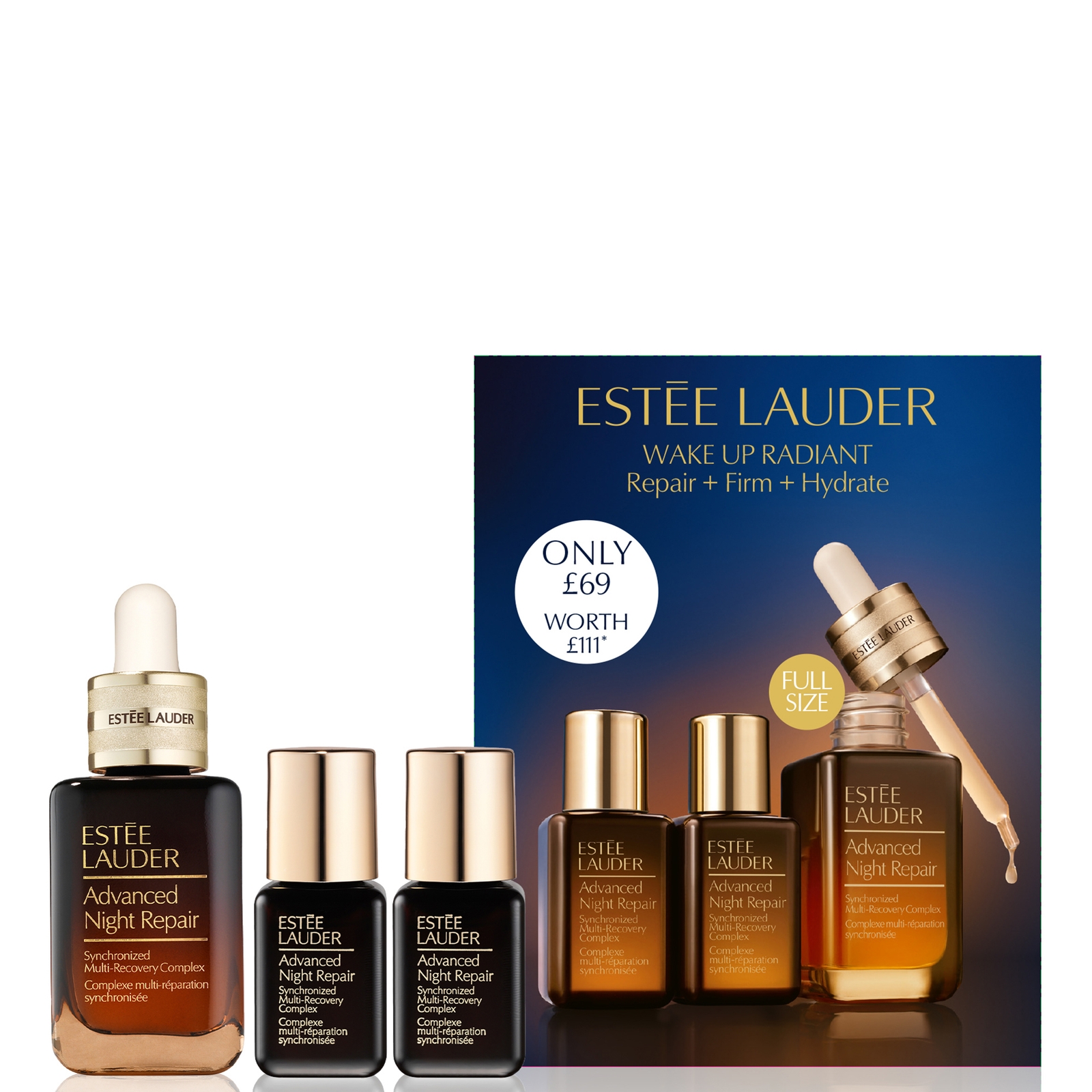 Estée Lauder EXCLUSIVE Wake Up Radiant Repair + Firm + Hydrate Set 30ml von Estee Lauder