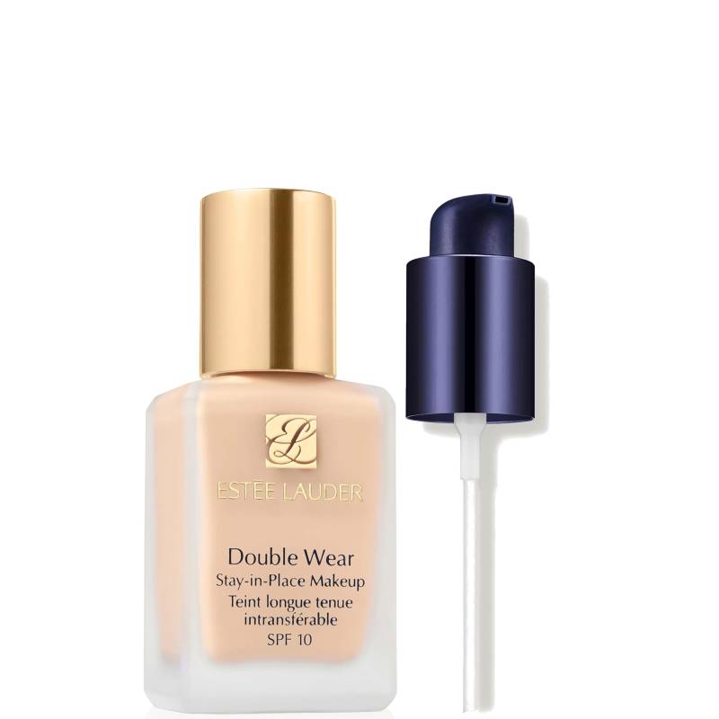 Estee Luader Double Wear Stay-in-Place Makeup With Makeup Pump Bundle (Various Shades) - 0N1 Alabaster von Estee Lauder