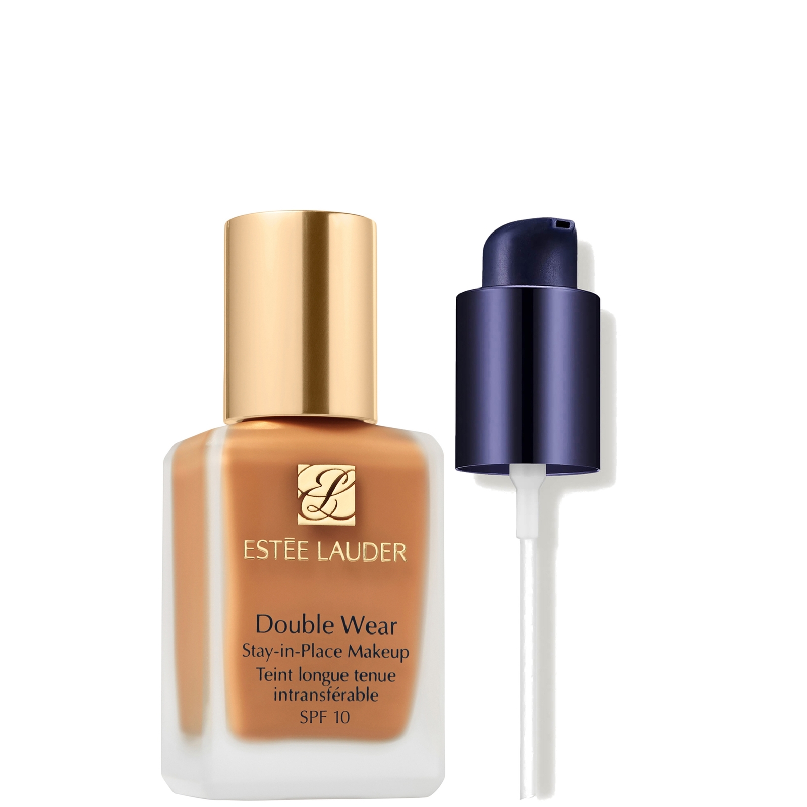 Estee Luader Double Wear Stay-in-Place Makeup With Makeup Pump Bundle (Various Shades) - 1C0 Shell von Estee Lauder