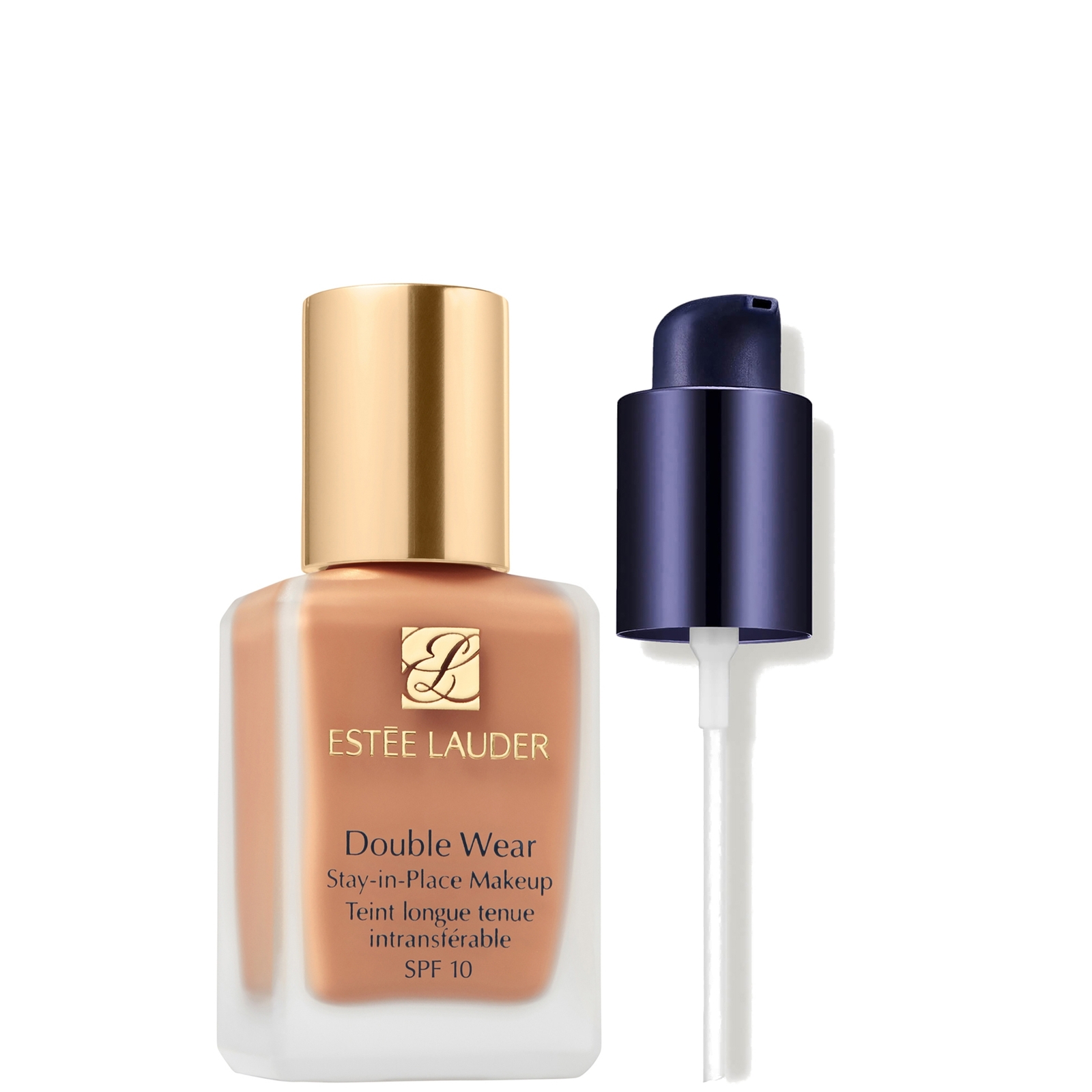 Estee Luader Double Wear Stay-in-Place Makeup With Makeup Pump Bundle (Various Shades) - 1N2 Ecru von Estee Lauder