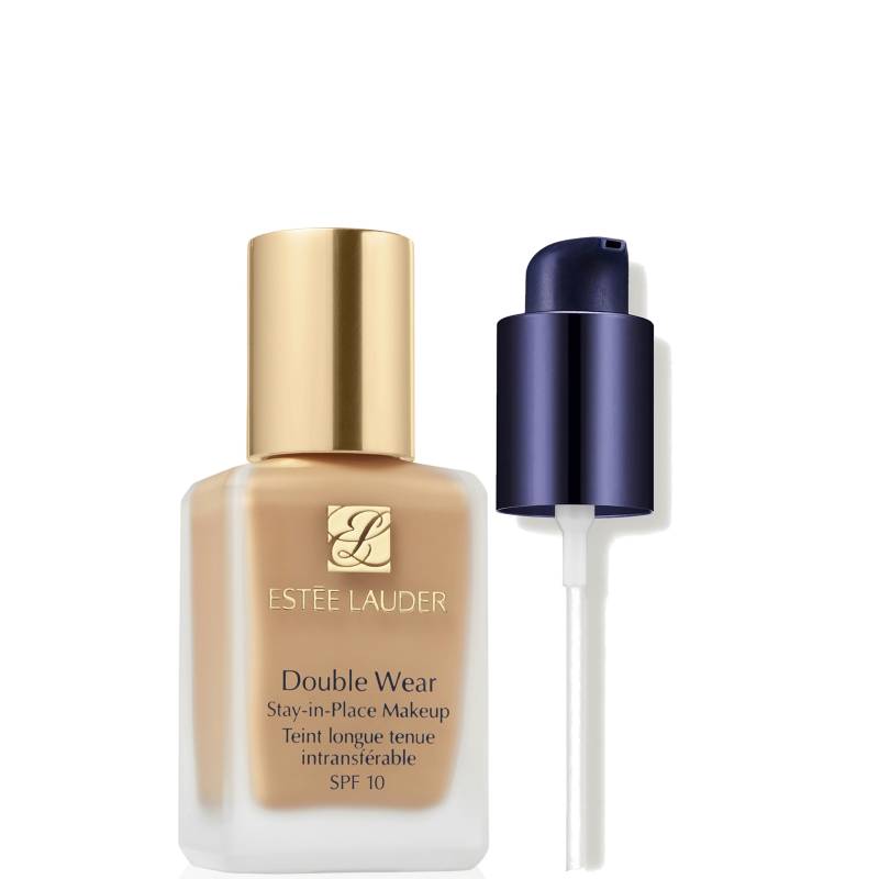 Estee Luader Double Wear Stay-in-Place Makeup With Makeup Pump Bundle (Various Shades) - 1W1 Bone von Estee Lauder