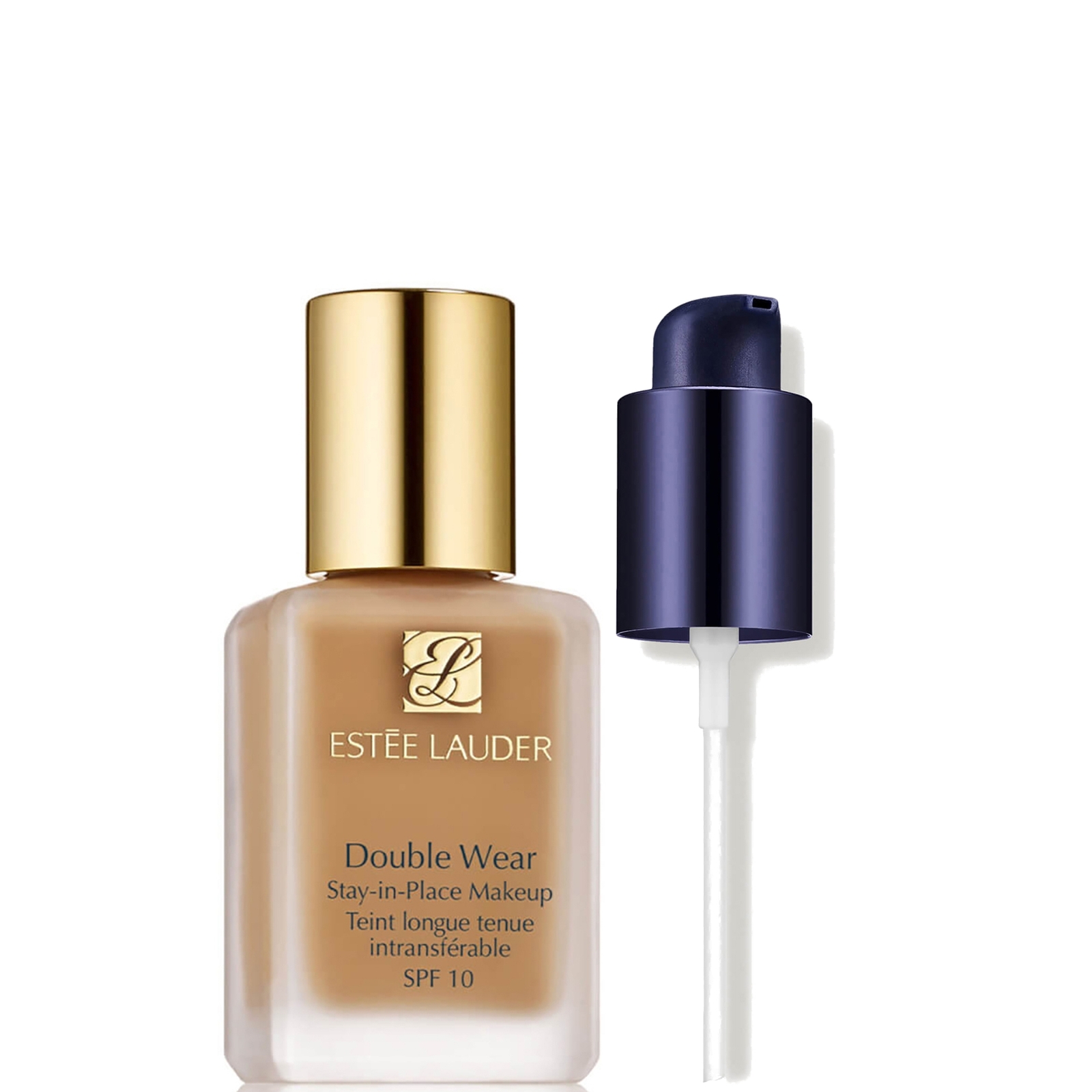 Estee Luader Double Wear Stay-in-Place Makeup With Makeup Pump Bundle (Various Shades) - 3C1 Dusk von Estee Lauder