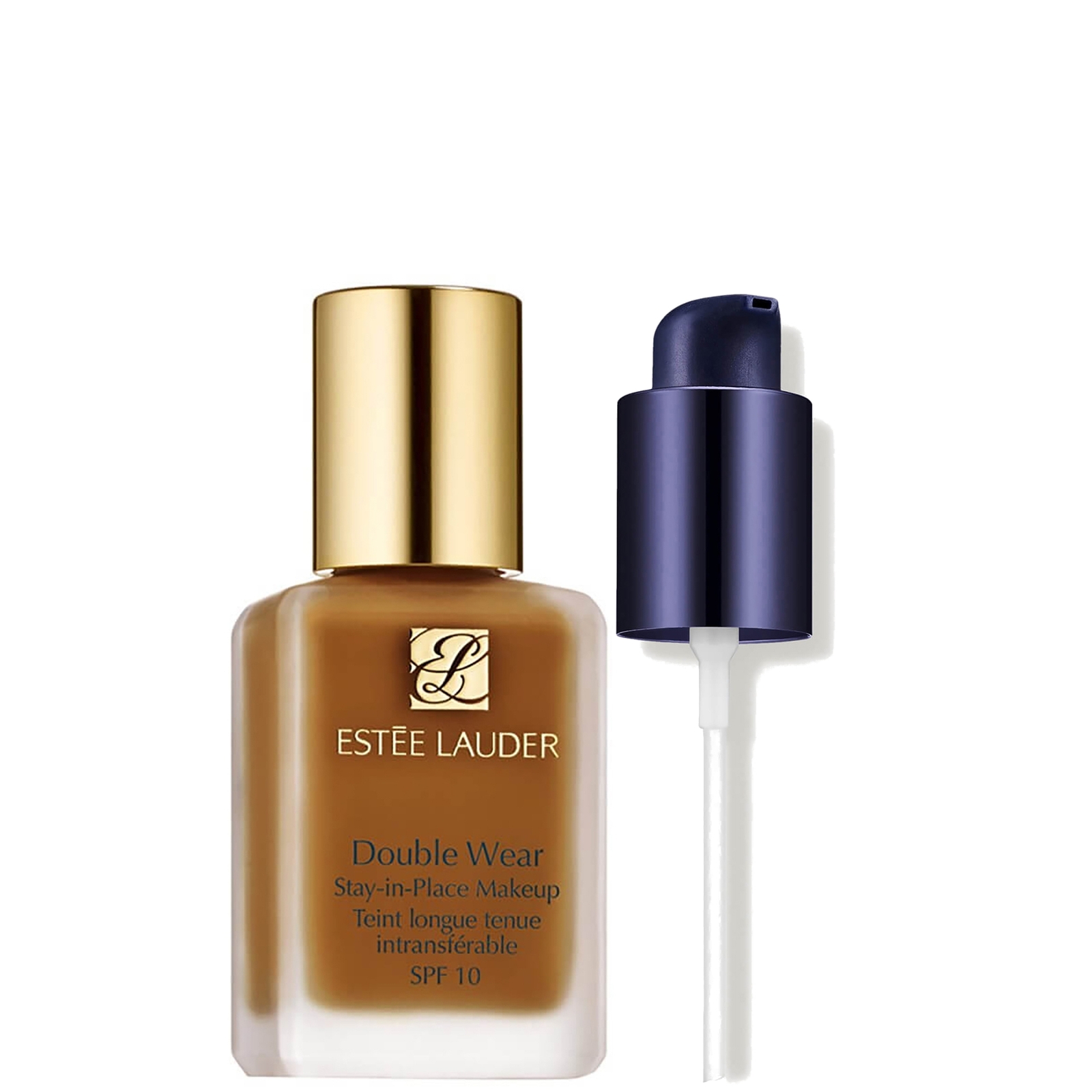 Estee Luader Double Wear Stay-in-Place Makeup With Makeup Pump Bundle (Various Shades) - 5C1 Rich Chestnut von Estee Lauder