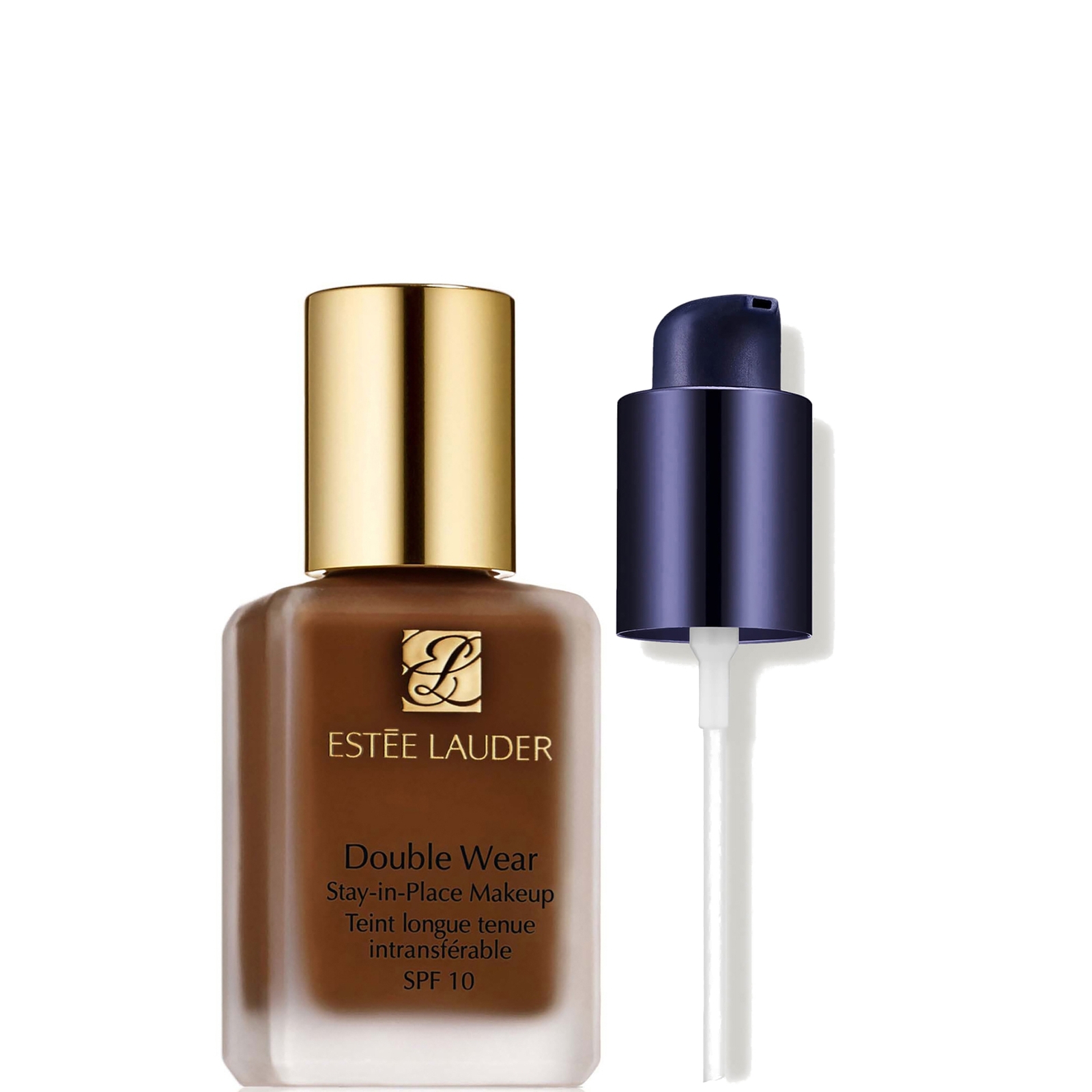 Estee Luader Double Wear Stay-in-Place Makeup With Makeup Pump Bundle (Various Shades) - 7C1 Rich Mahogany von Estee Lauder