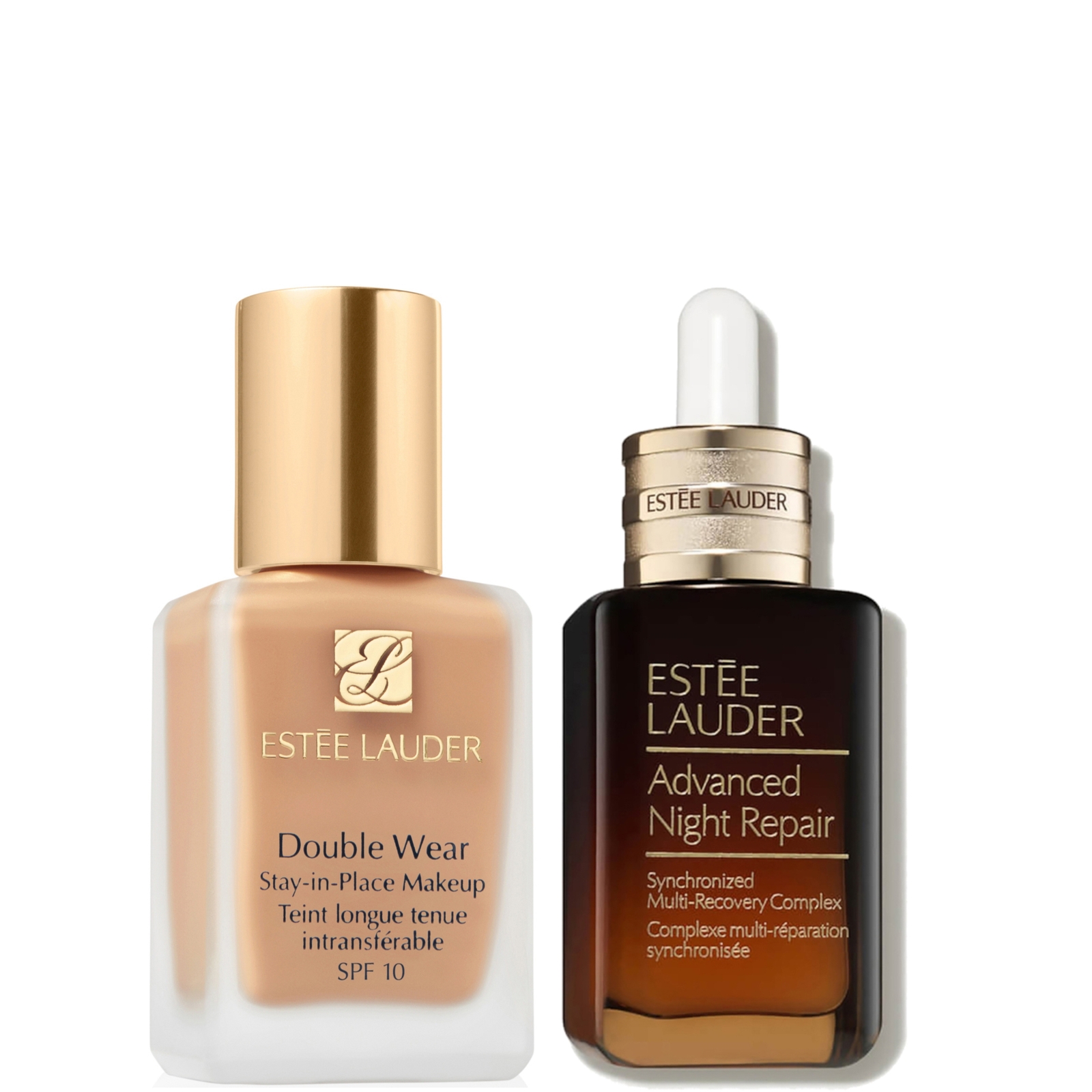 Estee Luader Double Wear Stay-in-Place Makeup & Advanced Night Repair Serum Bundle (Various Shades) - 2N2 Buff von Estee Lauder