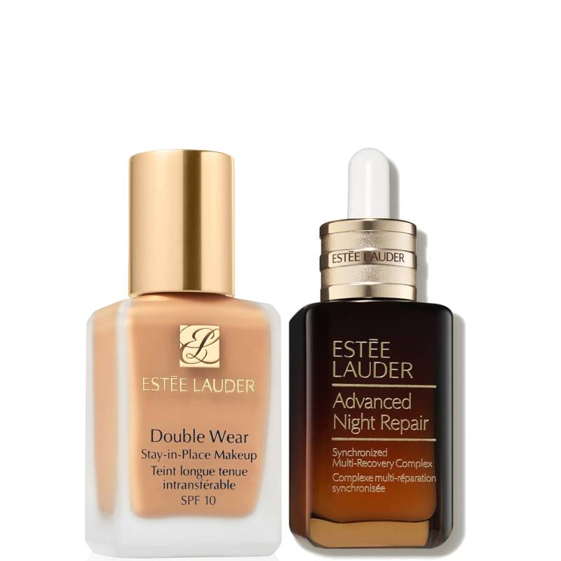 Estee Luader Double Wear Stay-in-Place Makeup & Advanced Night Repair Serum Bundle (Various Shades) - 2W0 Warm Vanilla von Estee Lauder