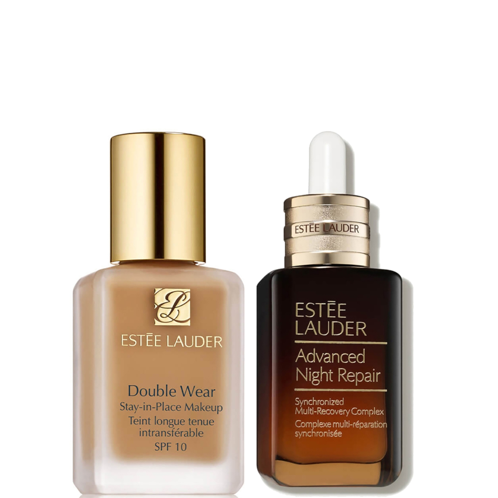 Estee Luader Double Wear Stay-in-Place Makeup & Advanced Night Repair Serum Bundle (Various Shades) - 3C1 Dusk von Estee Lauder