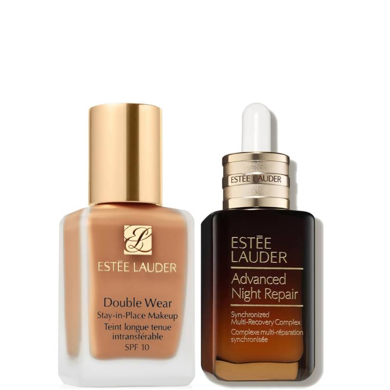 Estee Luader Double Wear Stay-in-Place Makeup & Advanced Night Repair Serum Bundle (Various Shades) - 3W1 Tawny von Estee Lauder