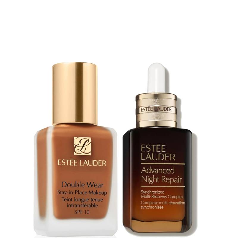Estee Luader Double Wear Stay-in-Place Makeup & Advanced Night Repair Serum Bundle (Various Shades) - 4W4 Hazel von Estee Lauder