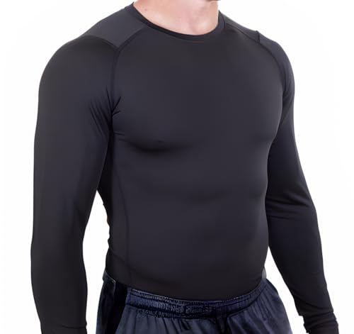 Esteem Apparel Core Tight Pro Herren Langarm-Kompressionsshirt Athletische Basisschicht für Leistungs-Workouts von Esteem Apparel