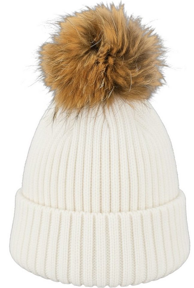 Estefania for woman Bommelmütze 140-9999, mit abnehmbarer Bommel abnehmbare Bommel von Estefania for woman