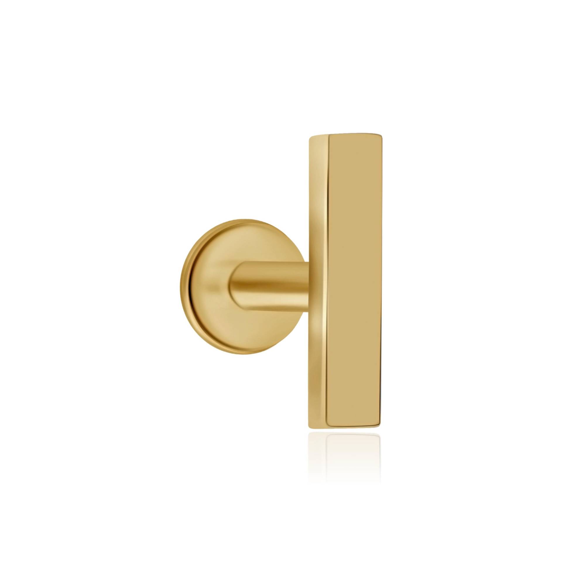 Knorpel Ohrstecker Tragus Ohrring Helix Conch 14K Gold Slim Bar Flachboden Gif Für Ihn/Sie 18 Gauge Stud von EstellaCollection