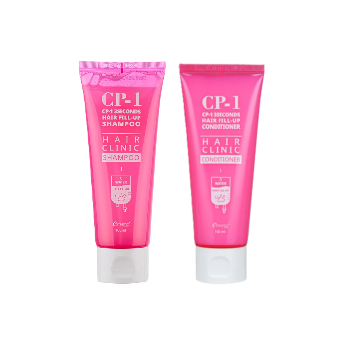 Esthetic House - CP-1 3Seconds Hair Fill-Up Shampoo - 100ml (1ea) + Conditioner - 100ml (1ea) Set von Esthetic House
