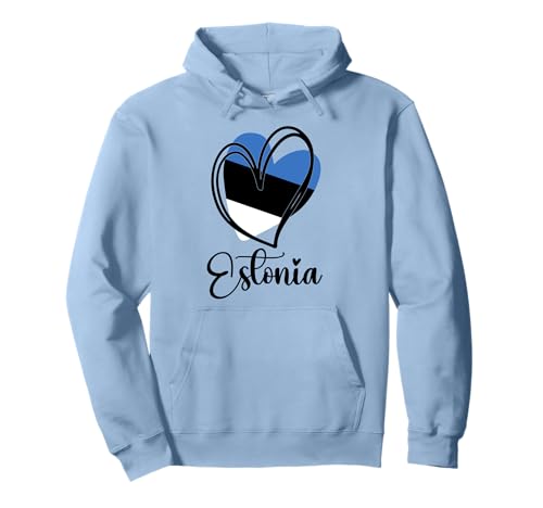 Patriotische Estland-Flagge, niedliches Herz, Estnische Flagge, Mädchen, Kinder Pullover Hoodie von Estonian Estonia Flag Designs
