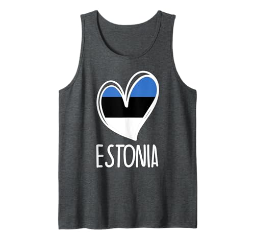 Patriotische Estland-Flagge mit niedlichem Herz, für Jungen und Kinder Tank Top Patriotische Estland-Flagge mit niedlichem Herz, für Jungen und Kinder Tank Top von Estonian Estonia Flag Designs