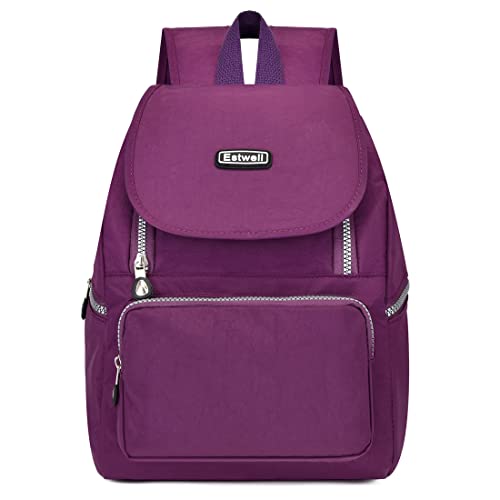Estwell Damen Mädchen Rucksack Kleine Reise Daypack Freizeitrucksack Elegant Damenrucksack Wasserdicht Nylon Reiserucksack von Estwell