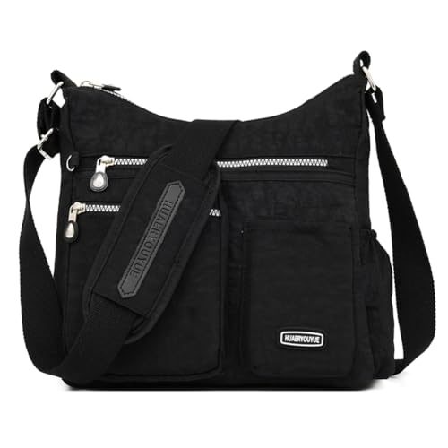 Estwell Schultertasche Damen Groß Kapazität Umhängetasche Wasserdicht Nylon Damenhandtaschen Mode Umhängetaschen für Reise Arbeit Schule von Estwell