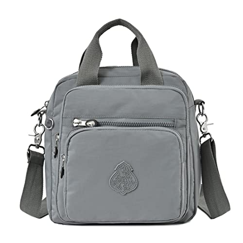 Estwell Schultertasche Damen Wasserdicht Nylon Kleiner Rucksack Mode Handtasche Mädchen Schulrucksäcke Multifunktion Umhängetasche für Reise Schule Einkauf von Estwell