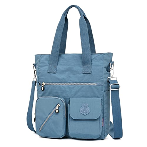 Estwell Umhängetasche Damen Große Schultertasche Crossover Handtasche Wasserdicht Nylon Damenhandtaschen Mode Multi Taschen Schultertasche von Estwell