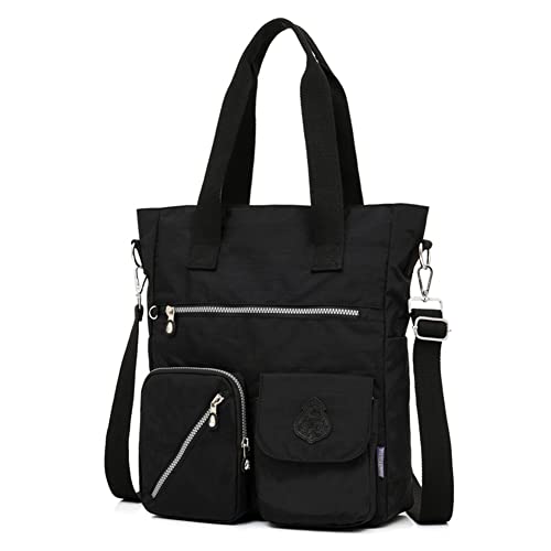Estwell Umhängetasche Damen Große Schultertasche Crossover Handtasche Wasserdicht Nylon Damenhandtaschen Mode Multi Taschen Schultertasche von Estwell