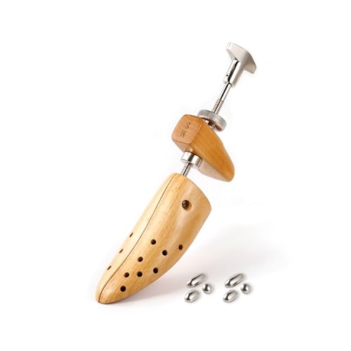 Esvioniq 2-Wege Holz schuhdehner zur Anpassung der Schuhbreite und -länge für Herren und Damen, Schuhexpander mit robusten Metallteilen. (1-Pack, Men's S(EU 38-40.5)) von Esvioniq