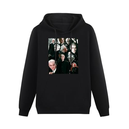 Collage Edit Tom Felton As Draco Malfoy Dmn Long Sleeve Heavy Loose Board Pullover Hooded Hoodie Fluffy Men Size M von EtLin