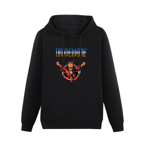 EtLin Thunderdom Hoody Graphic Top Printed Sweatershirt Long Sleeve Hoodie Mens Size L von EtLin