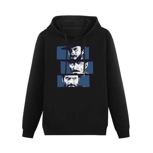 The Good The Bad and The Ugly Hoody Classic Western Film Strip Style Eastwood Wallach Van Cleef Size XL von EtLin