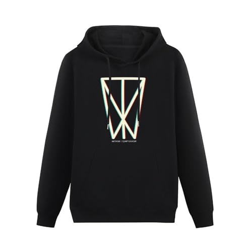 Within Temptation Glitch Icon Long Sleeve Mens Hoody with Pocket Sweatershirt, Hooded Size S von EtLin