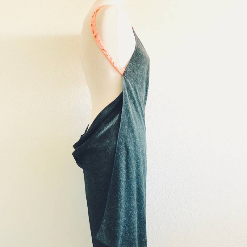 Seidenkleid Grün, Dunkelgrünes Kleid, Strand Vertuschung, Sarongkleid, Chiffonkleid, Wickelkleid, Strandkleid, Pareo Sarong, Vertuschen, Schiere von EtaBetaFashion