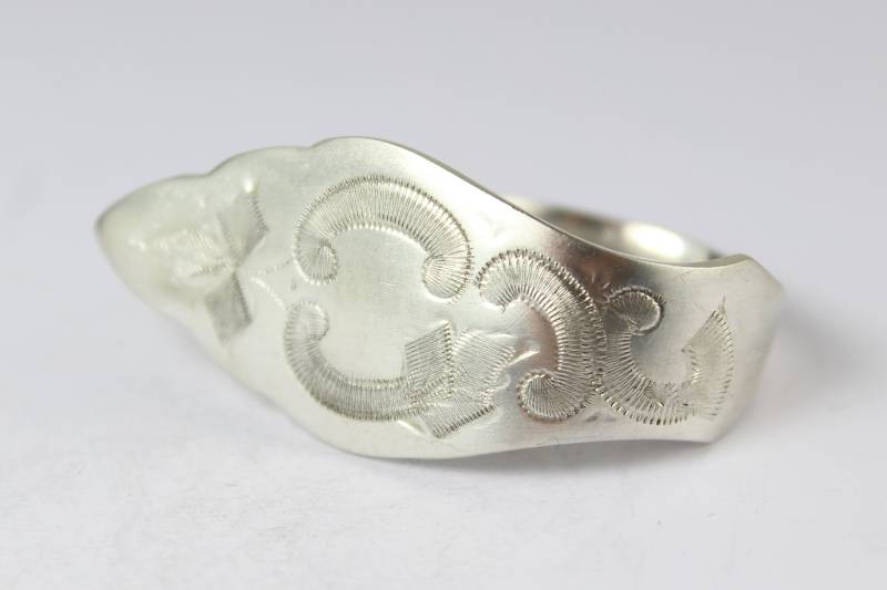 Besteckschmuck, Besteck Schmuck Ring, Ca. 66 | 21, 1 Löffelring von Etagere2000