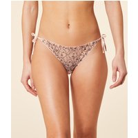 Bikini-panty mit kordeln aus tüll von Etam