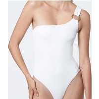 Maillot de bain une pièce asymétrique détail bijou von Etam