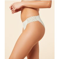 Panty aus mikrofaser und spitze von Etam