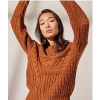 Strickpullover mit zopfmuster    von Etam