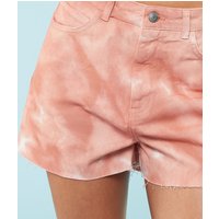 Shorts aus jeansstoff mit batik-print von Etam