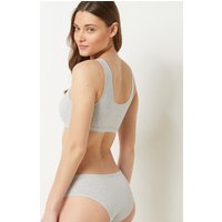 Wende-bustier aus dehnbarer baumwolle von Etam