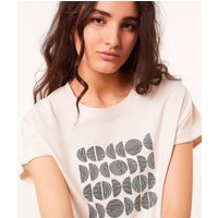 T-shirt mit kurzen ärmeln und print von Etam