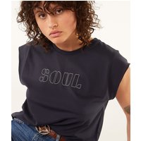 T-shirt mit kurzen ärmeln „soul“    von Etam