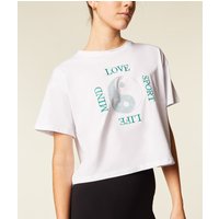T-shirt mit kurzen ärmeln und print    von Etam