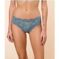 Tanga aus mikrofaser und spitze mit print    von Etam