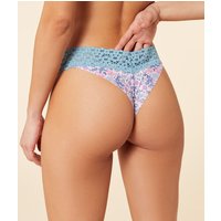 Tanga aus mikrofaser und spitze von Etam