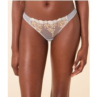 Tanga en tulle brodé von Etam