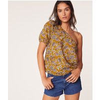 Asymmetrisches top mit print – 100 % baumwolle von Etam