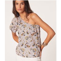 Asymmetrisches top mit print – 100 % baumwolle von Etam