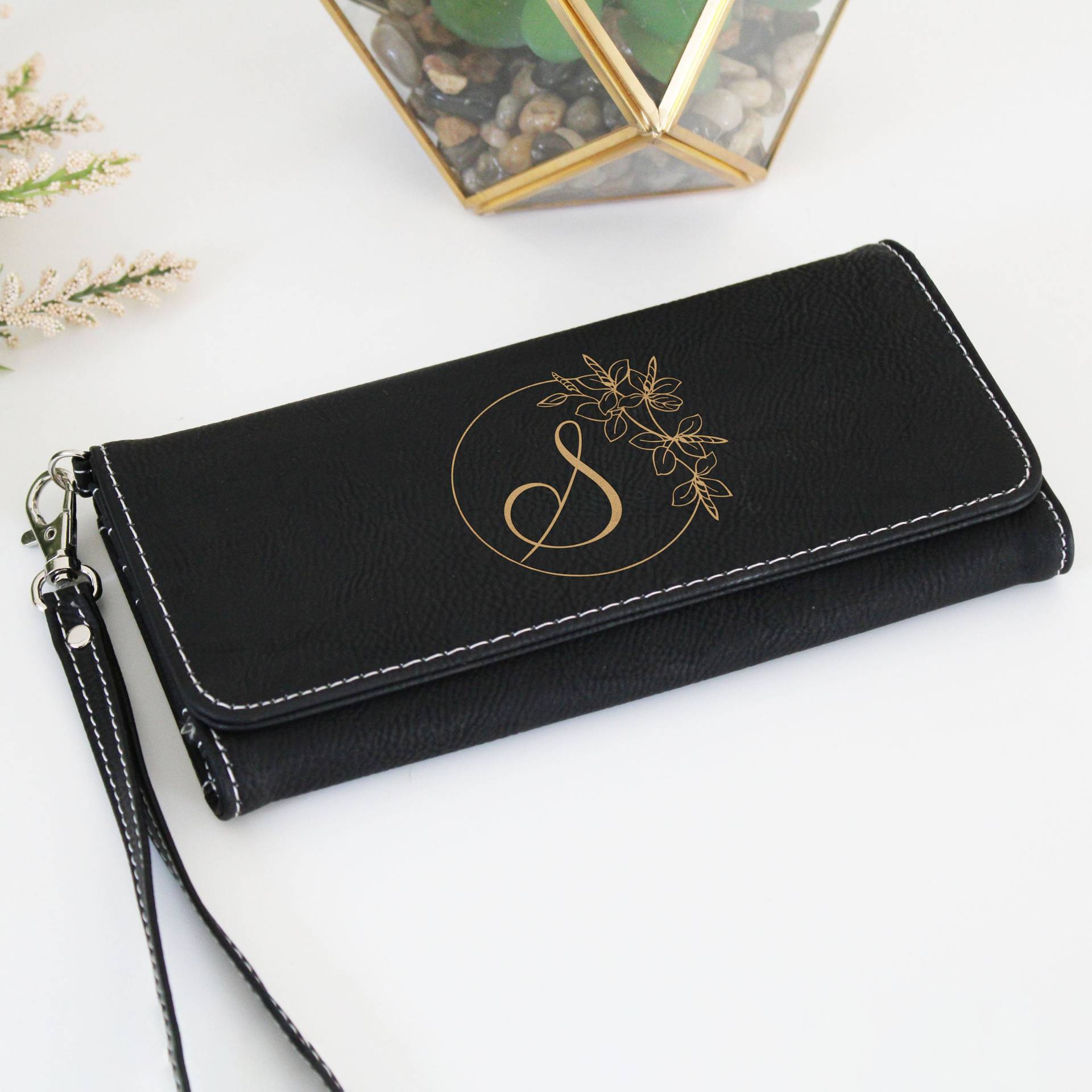 Personalisiertes Portemonnaie Für Frauen Clutch Kleine Geldbörse Geschenk Frau Sie Mama Muttertag Wwal-B-2 von EtchThisOut