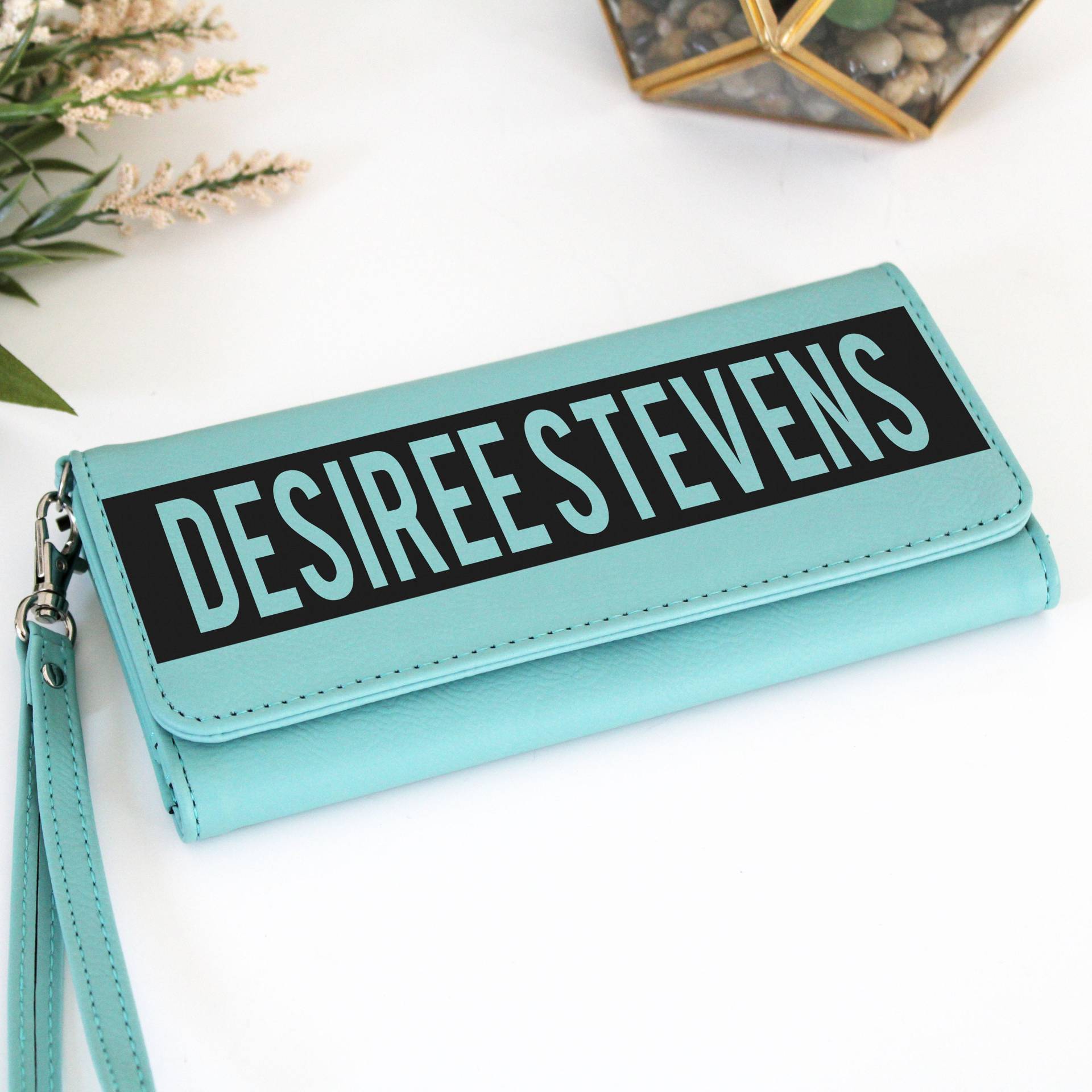 Personalisiertes Portemonnaie Für Frauen Clutch Kleine Geldbörse Geschenk Frau Sie Mama Muttertag Wwal-B-6 von EtchThisOut