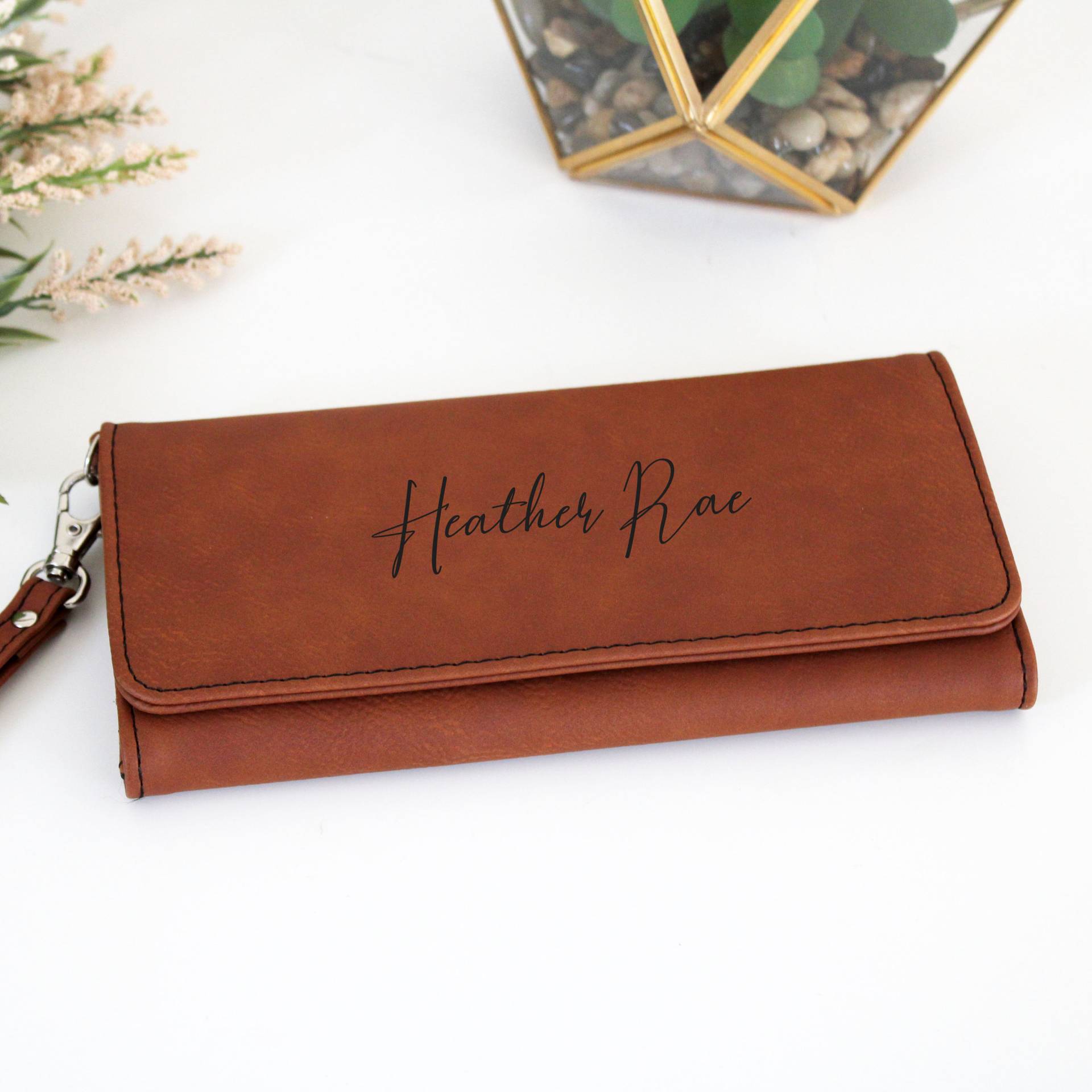 Personalisiertes Portemonnaie Für Frauen Clutch Kleine Geldbörse Geschenk Frau Sie Mama Muttertag Wwal-B-8 von EtchThisOut